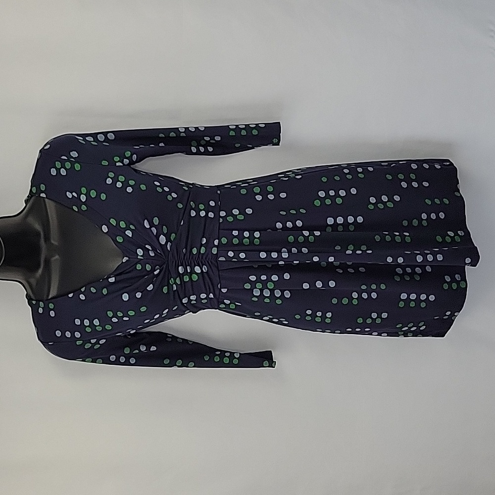 Boden Polka Dot Mini Dress with Gathered Bodice Size 2P